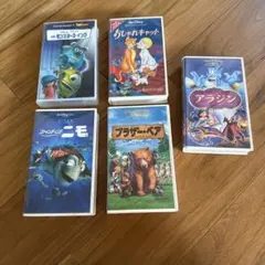 ディズニーの名作VHSコレクション＋スヌーピーVHS 5本セット