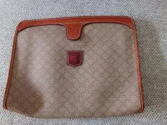 CELINE セリーヌ クラッチバッグ セカンドバッグ マカダム PVC×レザー