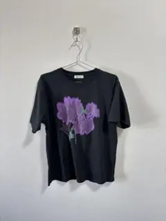 TAKEDO KIKUCHI ブラック Tシャツ フラワープリントのサムネイル