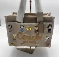 COACH スヌーピー トートバッグ
