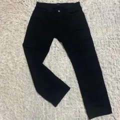 【日本製】BEAMS ビームス ブラックデニム パンツ Lサイズ 黒のサムネイル