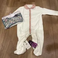 リバティ　ロンパース・ビブ付