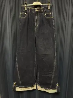 GU×rokh ワイドデニムパンツ