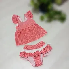 100センチ　セパレート水着　フリル水着