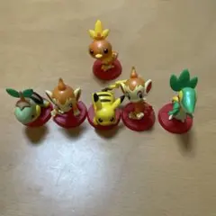 ポケモン ミニフィギュア 6体セット　チョコエッグ　旅立ちの3匹