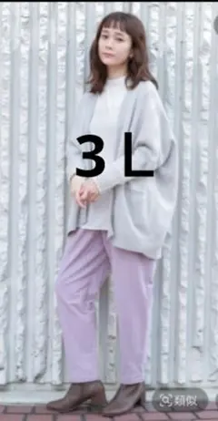 studio clip＊柔らかストレッチイージーパンツ　プラスサイズ