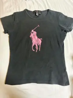 ラルフローレン　ピンク・ビッグポニーTシャツ　y2k 平成　Mサイズのサムネイル