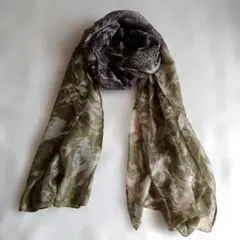新品　柄ストール