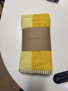 L'OCCITANE バスタオル イエロー ストライプ