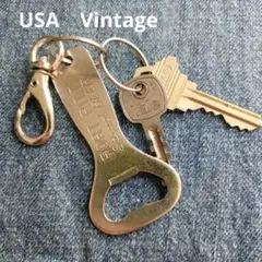 K608　アメリカヴィンテージ　アドバタイジングオープナー栓抜キーホルダーセット