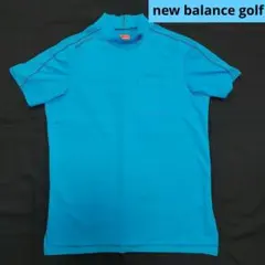 【new balance golf】 モックネックシャツ サイズ6 青