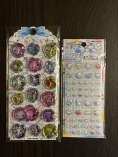 ぷくぷくあわわちゃん ウォーター イン シール タイルシール ２種セット