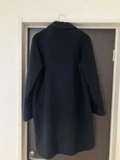 coen ネイビー ロングコート