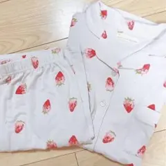 いちご柄 ルームウェア パジャマ 上下セット