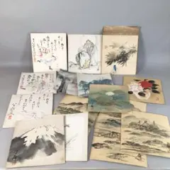 色紙絵 日本画他、いろいろ 31枚セット 【B】 - メルカリ
