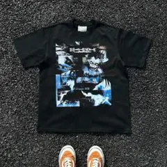 【大人気】DEATH NOTE デスノート Tシャツ 夜神月 リューク 黒のサムネイル