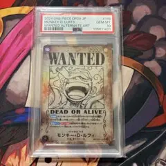 【PSA10】モンキー・D・ルフィ WANTEDカード 2024 SP 手配書