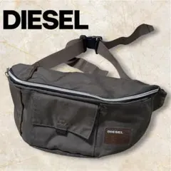DIESEL ディーゼル ボディバッグ ウエストポーチ ブラウン