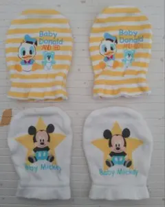 ベビー用ミトン 2セット　ディズニー　【洗濯済未使用】