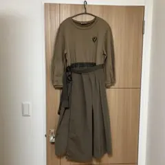 LANVIN en Bleu トレーナーワンピース