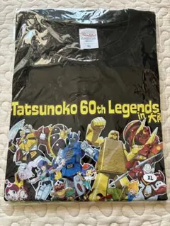 Tatsunoko 60th Legends Tシャツ XL 黒のサムネイル