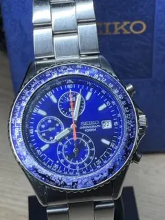 SEIKO CHRONOGRAPH 100M DAY 7T92 ANA色　稼働品