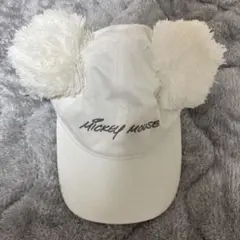 ミッキーマウス ポンポン付きキャップ