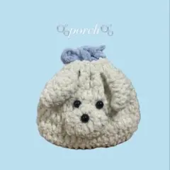ハンドメイド　巾着　編み物　かぎ針編み　セール中❗️