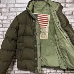 h*m様 【レア】ポロラルフローレン　ダウンジャケット　リバーシブル　星条旗　肉