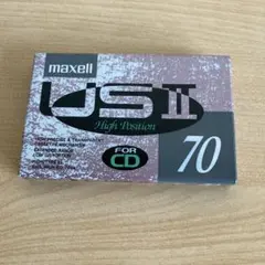 maxell CDカセットテープ USⅡ 1個　未開封