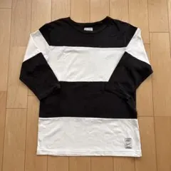 MAGIC NUMBER 七分袖カットソー M 黒白