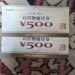 ヤマダ電機　お買物優待券　1000円分