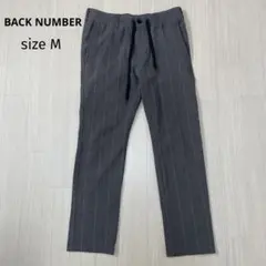 ◆ BACK NUMBER グレンチェック ストレッチ テーパードパンツ Mのサムネイル