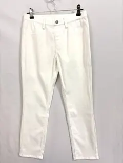 ユニクロ レディース レギンスパンツ ホワイト Mサイズ ストレッチ