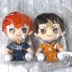 ハイキュー!! ぬいぐるみ 缶バッジセット - メルカリ