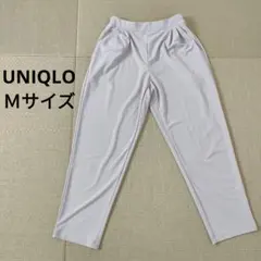 ユニクロ　UNIQLO　パンツ　M　ピンク　ウエストゴム　オフィスカジュアル