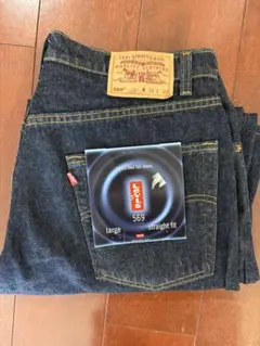 激レア90s LEVI’S569 デッドストックUSA製　インディゴ34/30