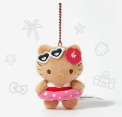 オリーブヤング サンリオ キティ マスコットキーホルダー キーチャーム 日焼け