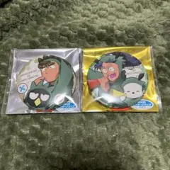 忍たま×サンリオ　缶バッジ　中在家・七松