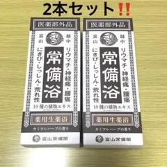 【新品未使用/2セット】富山常備薬　常備浴　400ml