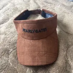PEARLY GATES バイザー ブラウン