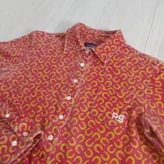 PEARLY GATES レディース　長袖シャツ 蹄鉄総柄　size1(M)