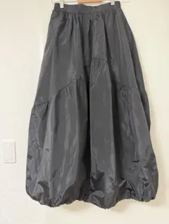 antiquaドロスト付きギャザースカート