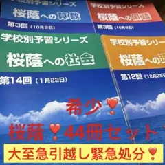 桜蔭 学校別予習シリーズ 国語 算数 社会 理科 第1〜15回 2026年最新】学校別予習シリーズの人気アイテム - メルカリ