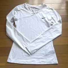 NIKE PRO DRI-FIT 長袖シャツ ホワイト Lサイズのサムネイル