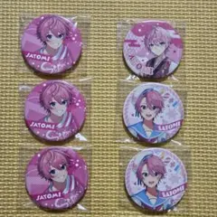 さとみくん　缶バッジ　6個セット　すとぷり