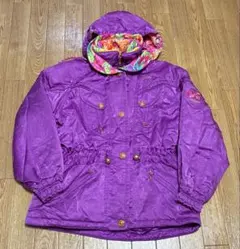 ellesse エレッセ　スキーウェア　レディース　Mサイズ 花柄 パープル