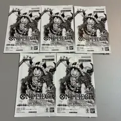 ワンピースカード世界最強の戦士 4周年プロモ 未開封 8パックセット