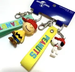 USJ限定★スヌーピー＆チャーリーブラウン　キーチェーンセット　新品