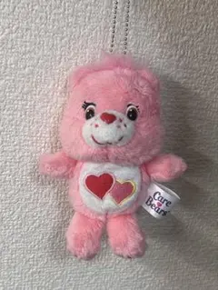ケアベア ぬいぐるみ キーホルダー ピンク